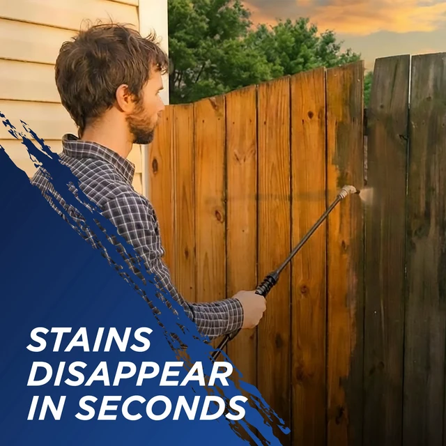 Alt view image 2 of 5 - 30 Seconds Outdoor Cleaner, 1 Gallon Concentrate for Concrete Surfaces, Cleans Algae, Mold, Mildew Stains