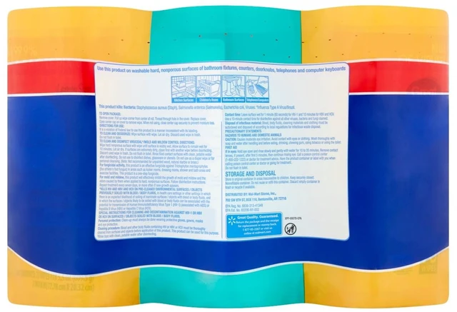Alt view image 6 of 6 - Great Value Disinfecting Wipes, Lemon and Fresh Scent, 225 Count (3-Pack)