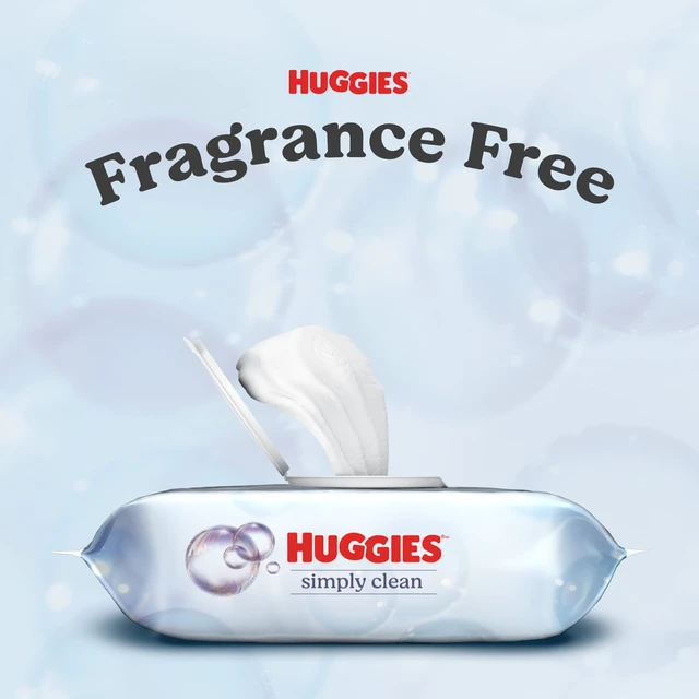 Alt view image 4 of 6 - Huggies Simply Clean Unscented Wipes, 192 Count, 3 Flip-Top Packs