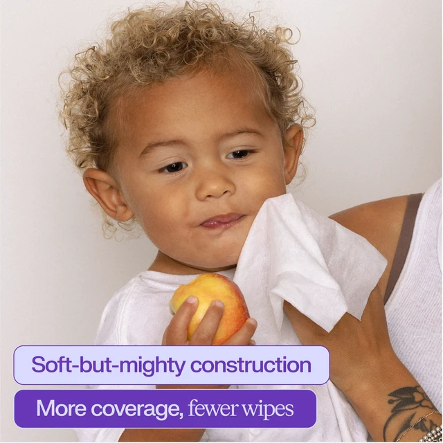 Alt view image 6 of 6 - Freestyle Soft Jumbo Baby Wipes for Sensitive Skin, Unscented, 3Flip-TopPacks, 216TotalCount