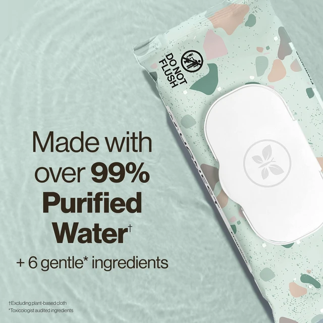 Alt view image 3 of 6 - The Honest Company Plant Based Baby Wipes Fragrance Free, 144 Count