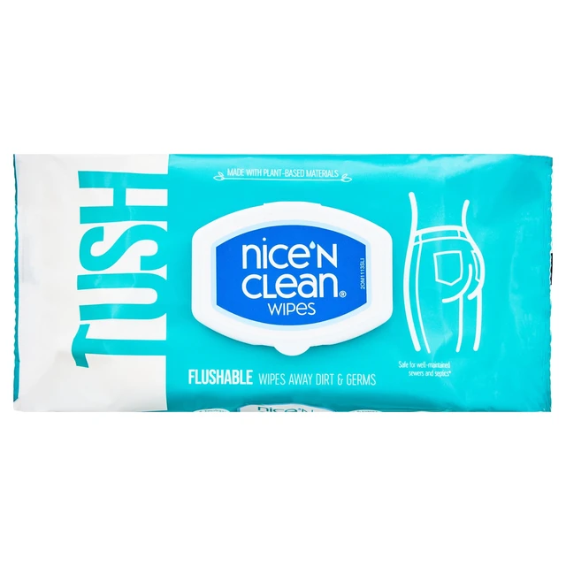 Alt view image 3 of 7 - Nice n Clean Flushable Wipes 5 Packs of 60 Wipes, 300 Total Wipes