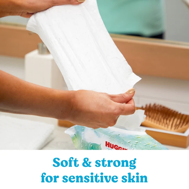 Alt view image 5 of 6 - Huggies Simply Clean Fresh Scent Wipes, 3 Flip-Top Packs, 192 Count