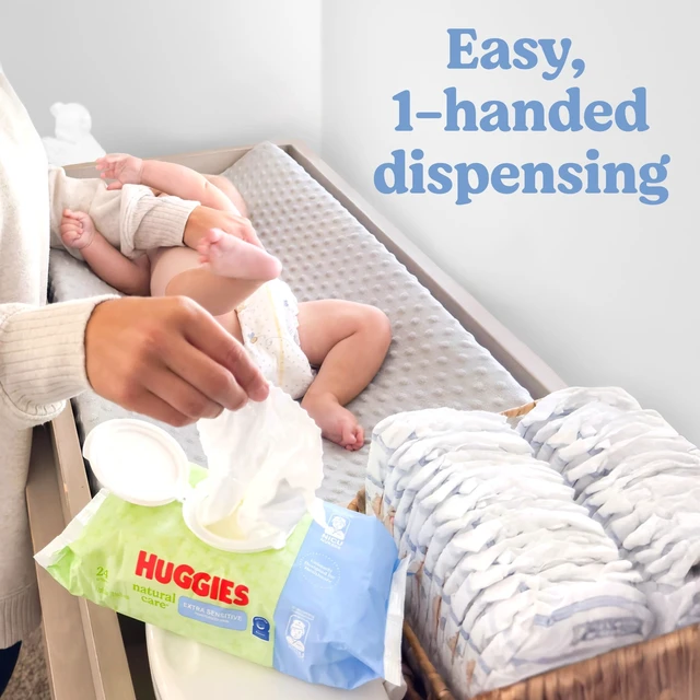 Alt view image 4 of 6 - Huggies Natural Care Extra Sensitive Unscented Baby Wipes, 1 Flip-Top Pack (24 Wipes Total)