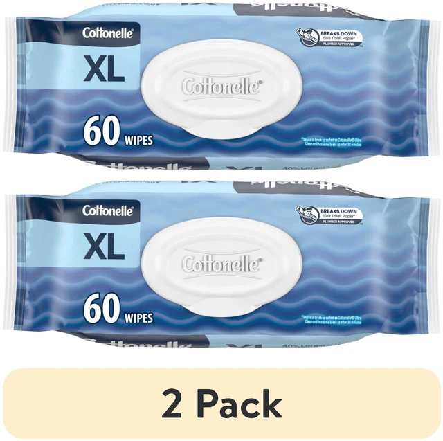 Main image of Cottonelle Ultra Fresh XL Flushable Wet Wipes, 2 Pack, 1 Flip-Top Pack