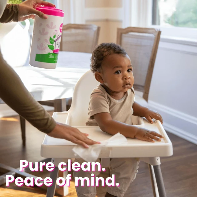Alt view image 6 of 6 - Dapple Baby All-Purpose Cleaning Wipes - 75 Plant-Based Wipes, Lavender Scent
