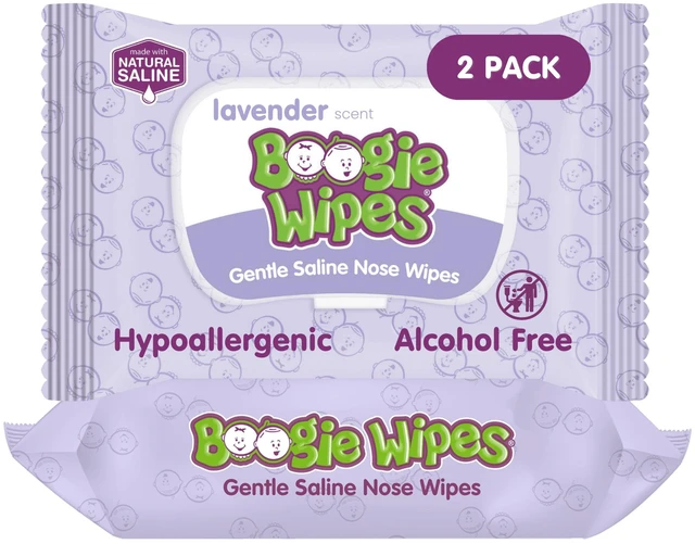 Main image of Boogie Wipes Lavender 90 Count