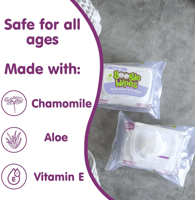 Alt view image 5 of 6 - Boogie Wipes Lavender 90 Count