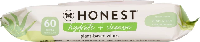 Alt view image 4 of 7 - The Honest Company Hydrate and Cleanse Benefit Wipes, 60 Count