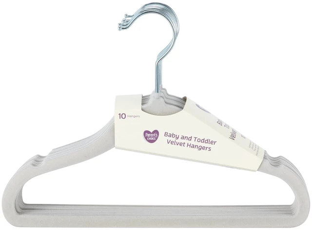 Main image of Parent's Choice Infant & Toddler Velvet Hangers, 10 Count