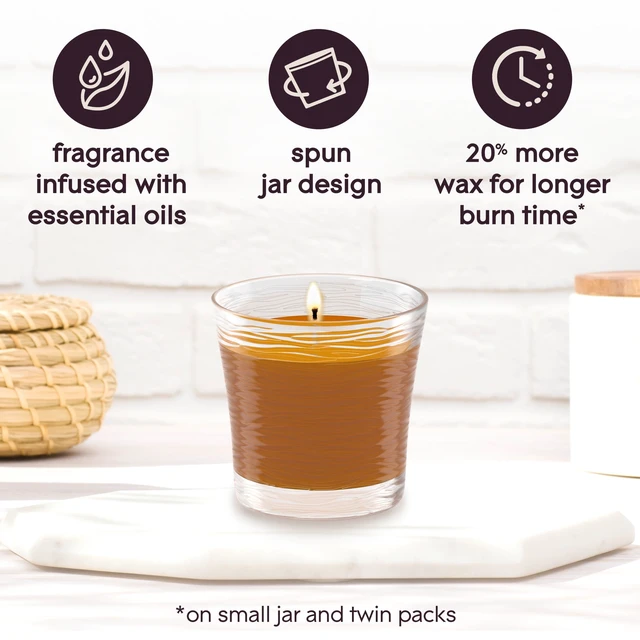 Alt view image 2 of 5 - Glade Single Wick Candle Cashmere Woods 8.16oz 2 Count