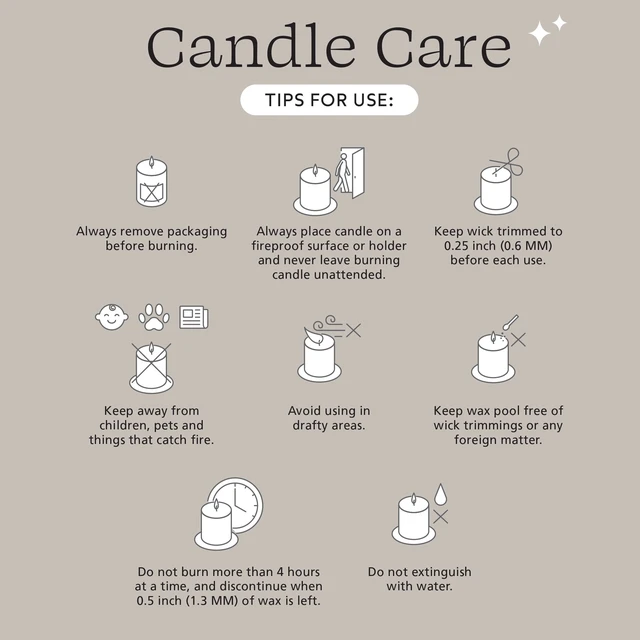 Alt view image 6 of 7 - Mainstays Single Wick Pillar Candle, 3in x 4in, Unscented, Taupe