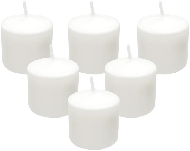 Alt view image 2 of 6 - Mainstays Unscented Votive Candles, White, 16 Count