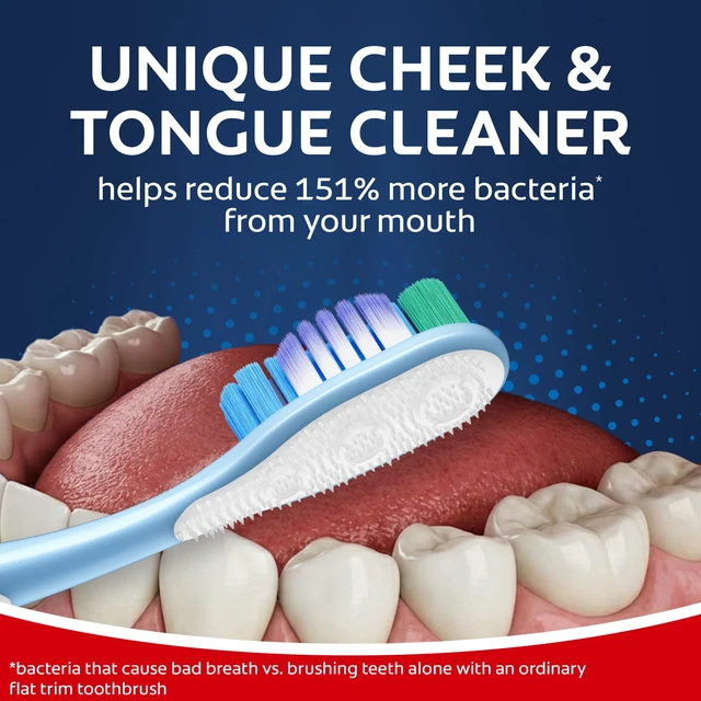 Alt view image 6 of 6 - Colgate 360 Deep Clean Medium Adult Toothbrushes, 2 Pack