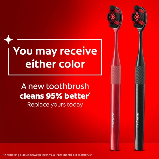 Alt view image 3 of 6 - Colgate Optic White Charcoal Soft Toothbrush for Adults, 1 Pack