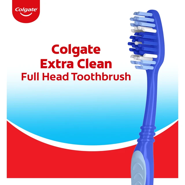 Alt view image 5 of 6 - Colgate Extra Clean Medium Toothbrush, 6 Pack