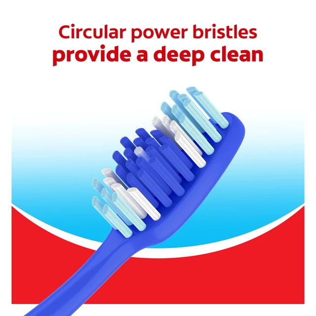 Alt view image 2 of 6 - Colgate Extra Clean Medium Toothbrush, 6 Pack