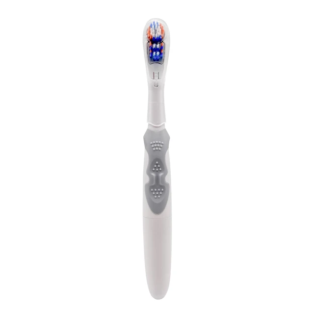 Alt view image 2 of 6 - Equate Motion Battery-Powered Toothbrush, 1 Handle, 2 Brush Heads
