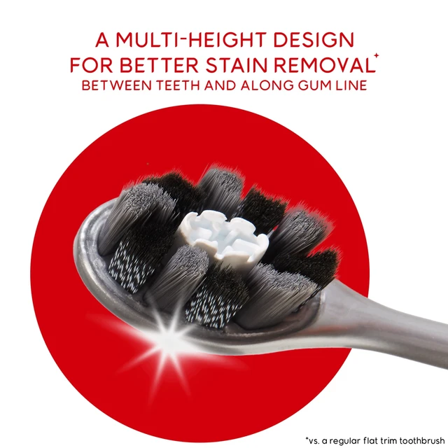 Alt view image 2 of 6 - Colgate Optic White Pro Series Adult Manual Toothbrush, Soft, 2 Pack
