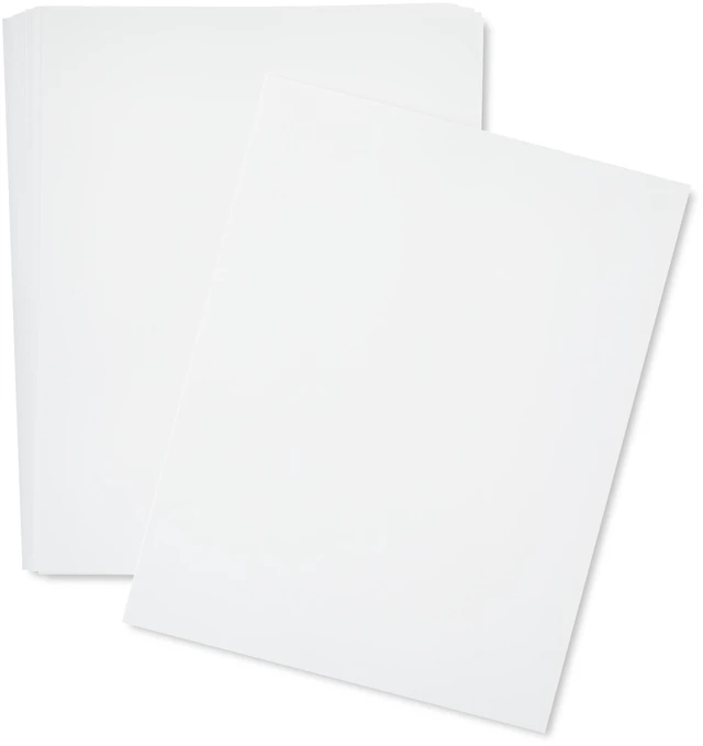 Alt view image 5 of 6 - Pen+Gear Premium White Index Card Stock 8.5"x11" 199GSM 150 Sheets