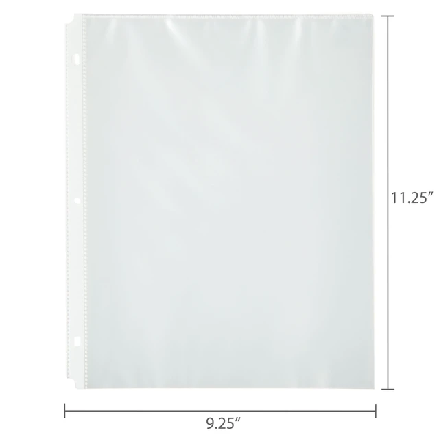 Alt view image 5 of 6 - Sheet Protectors, Pen+Gear, Heavyweight, Letter Size, 8.5x11 in, 50 Count