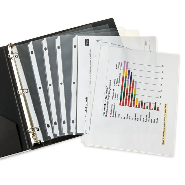 Alt view image 6 of 6 - Sheet Protectors, Pen+Gear, Heavyweight, Letter Size, 8.5x11 in, 50 Count