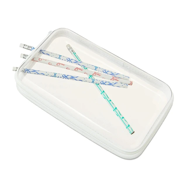 Alt view image 5 of 6 - Pen+Gear Zipper Pencil Case, White