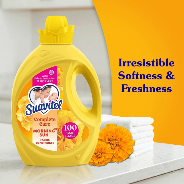 Alt view image 4 of 6 - Suavitel Complete Liquid Fabric Softener and Conditioner, Morning Sun Scent, 100fl oz Bottle