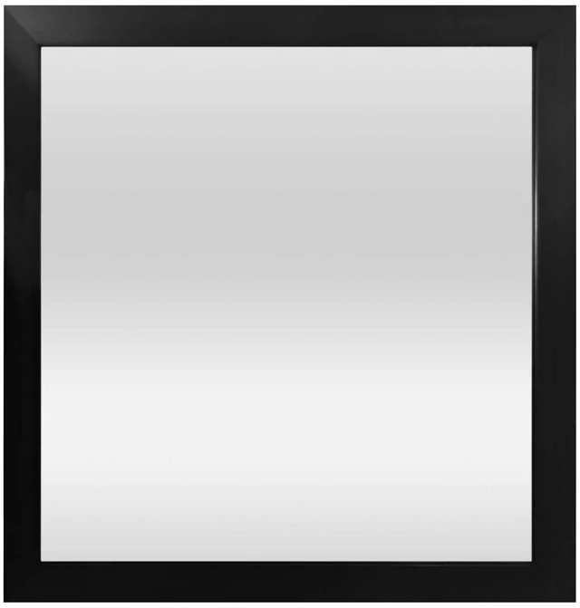 Main image of Mainstays 16in x 16in Black Framed Wall Mirror
