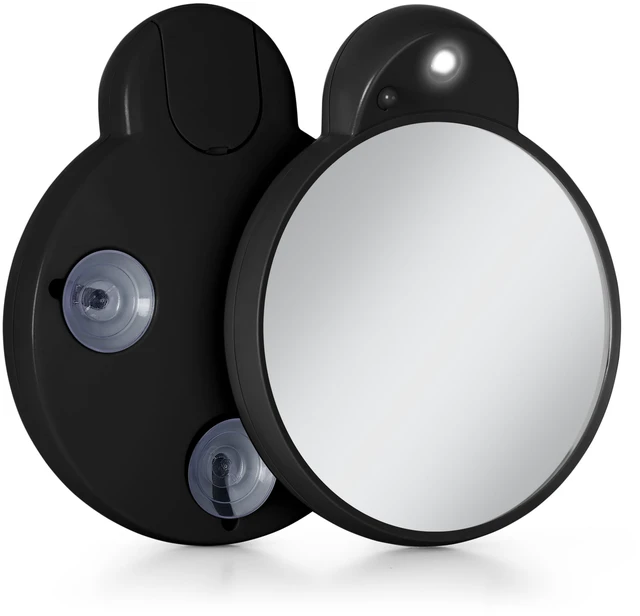 Alt view image 6 of 7 - Zadro LED Compact Mirrors with 10X or 15X Magnification & Retractable Suction Cups