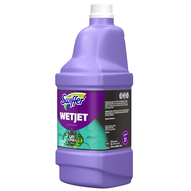 Alt view image 4 of 4 - Swiffer Wet Jet Unstopables Refill Solution Floor Cleaner, 1.25L
