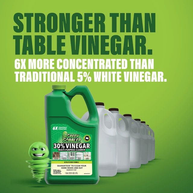 Alt view image 6 of 6 - Green Gobbler 30% Concentrated Vinegar Multi Purpose Cleaner for Home and Outdoor Use, 1Gallon