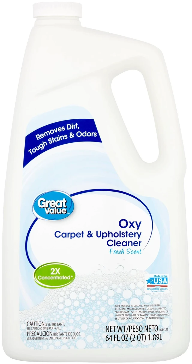 Alt view image 2 of 6 - 2137 Great Value Carpet & Rug Cleaner, Fresh Scent, 64 Fl Oz