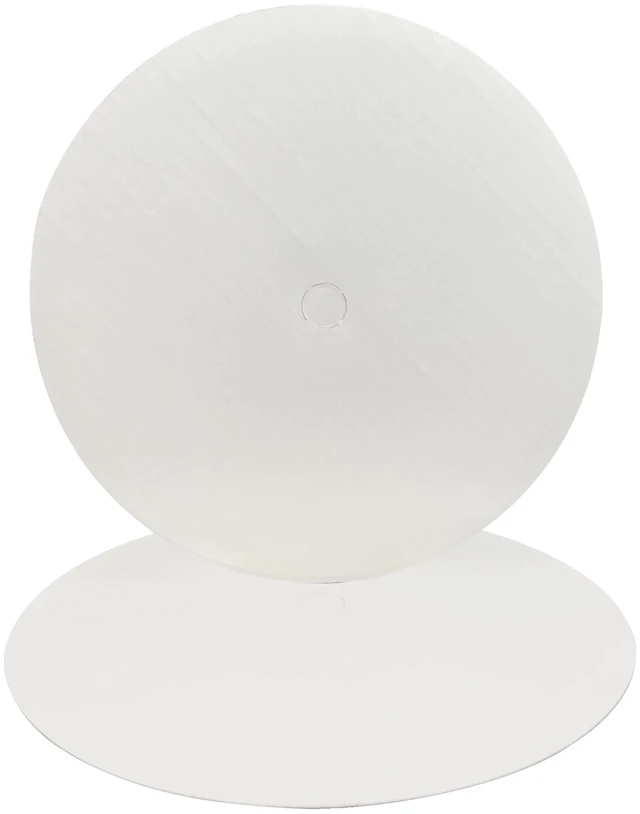 Alt view image 4 of 6 - Way to Celebrate Round Paper Cake Boards, White, 12in, 7 Count
