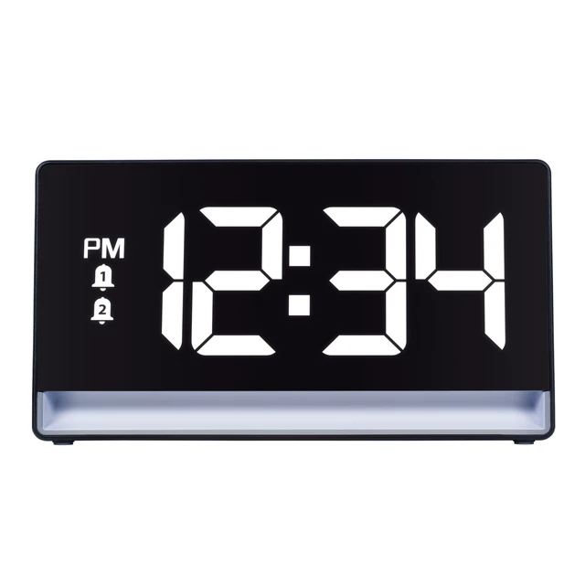 Alt view image 2 of 6 - La Crosse Technology Deep Sleep Alarm Clock Digital Color Changing