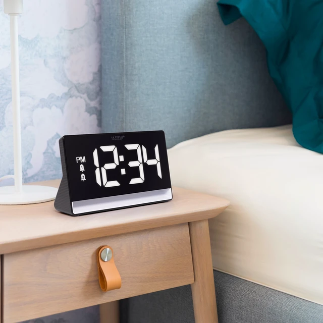 Alt view image 5 of 6 - La Crosse Technology Deep Sleep Alarm Clock Digital Color Changing
