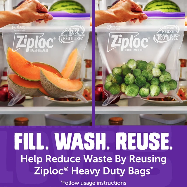 Alt view image 5 of 6 - Ziploc Brand Heavy Duty Gallon Storage Bags, Seal Top Closure, 10 Ct