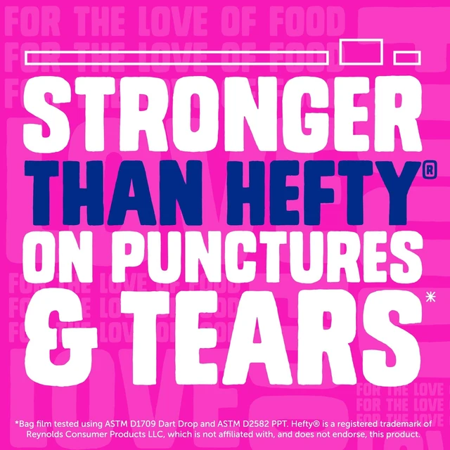 Alt view image 3 of 5 - Ziploc Slider Quart Storage Bags, Power Shield Technology, Expandable Bottom, 42 Count