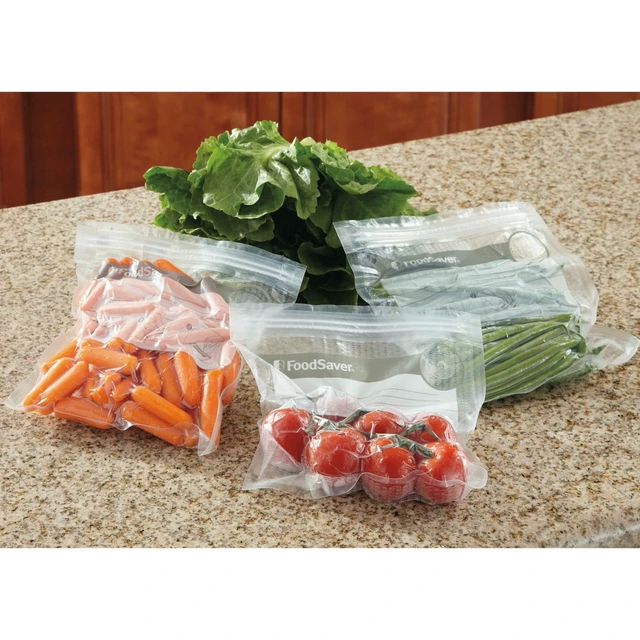 Alt view image 6 of 6 - FoodSaver FreshSaver 1Gallon Zipper Bags 12-Pack