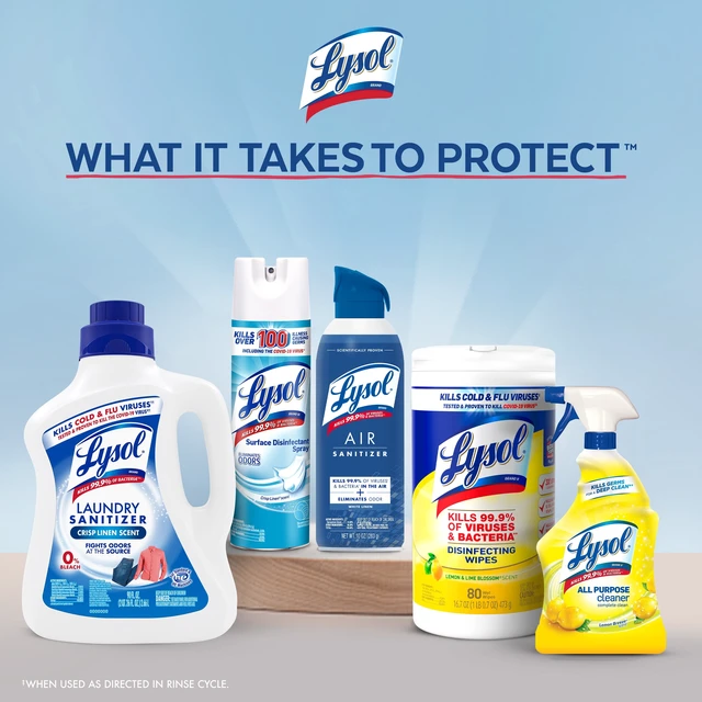 Alt view image 3 of 5 - Lysol Laundry Sanitizer Additive, Unscented, 41 fl oz, Odor Eliminating Liquid for Clothes and Linens