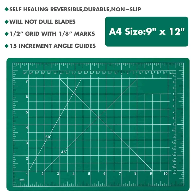 Alt view image 4 of 7 - Anezus Precision Craft Knife Set with Self-Healing Cutting Mat, 30pcs, for Art Scrapbooking Stencil