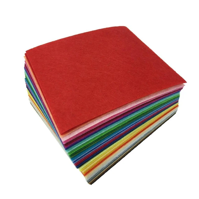 Alt view image 4 of 7 - Flic-Flac 16PCS 8 x 12 Inches (20 x 30cm) Assorted Color Felt Fabric Sheets 1mm Thick for Patchwork Sewing DIY Craft