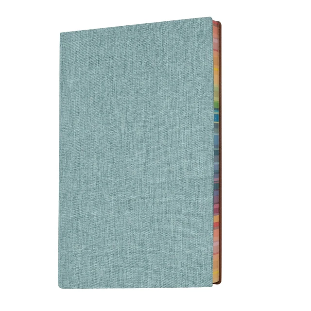 Alt view image 4 of 7 - 10pcs Book Cloth 14"x10" 5 Colors Fabric Surface and Paper Backed for Book Binding DIY Book Cover (Style A)