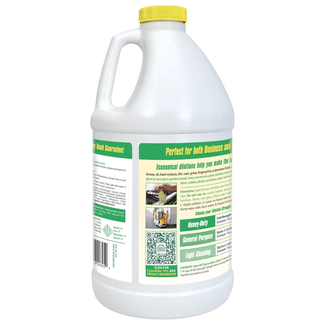 Alt view image 3 of 6 - Simple Green All Purpose Cleaner Concentrate Lemon Scent 64 Fl Oz