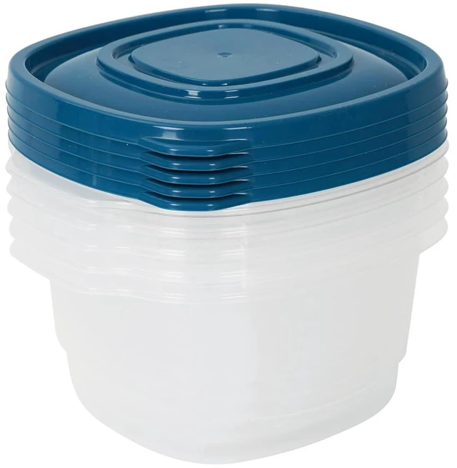 Alt view image 6 of 6 - Mainstays Semi Durable Food Storage Containers 5.2Cup 5Pack