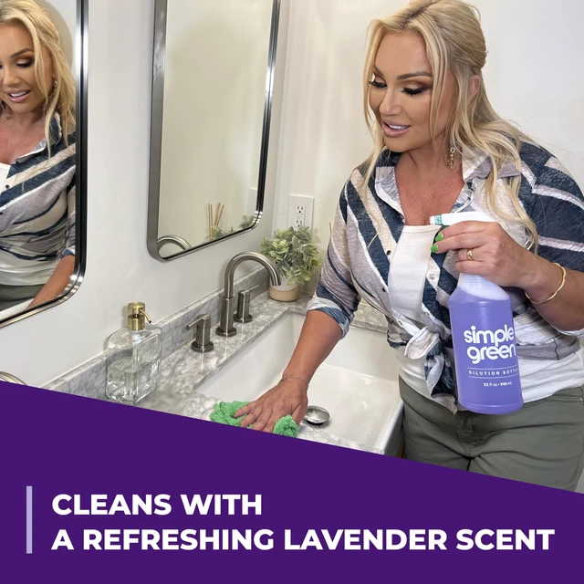 Alt view image 5 of 6 - Simple Green All Purpose Cleaner Concentrate Lavender Scent 64 Fl Oz