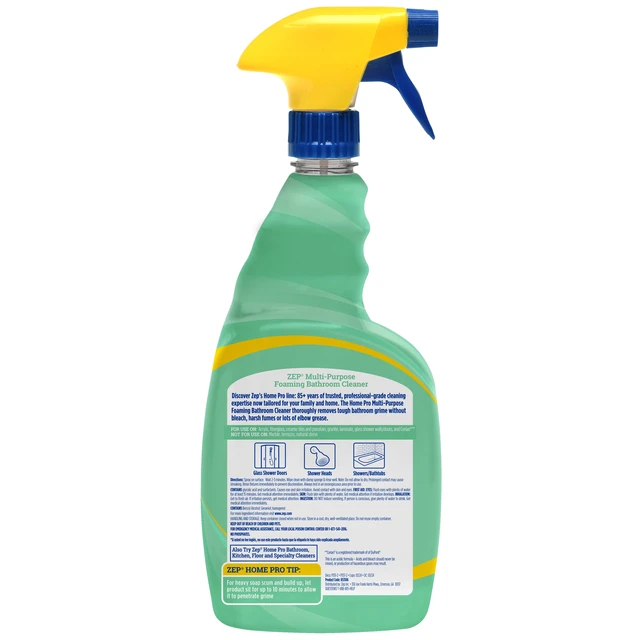 Alt view image 3 of 6 - Zep Home Pro Multi-Purpose Foaming Bathroom Cleaner 32oz