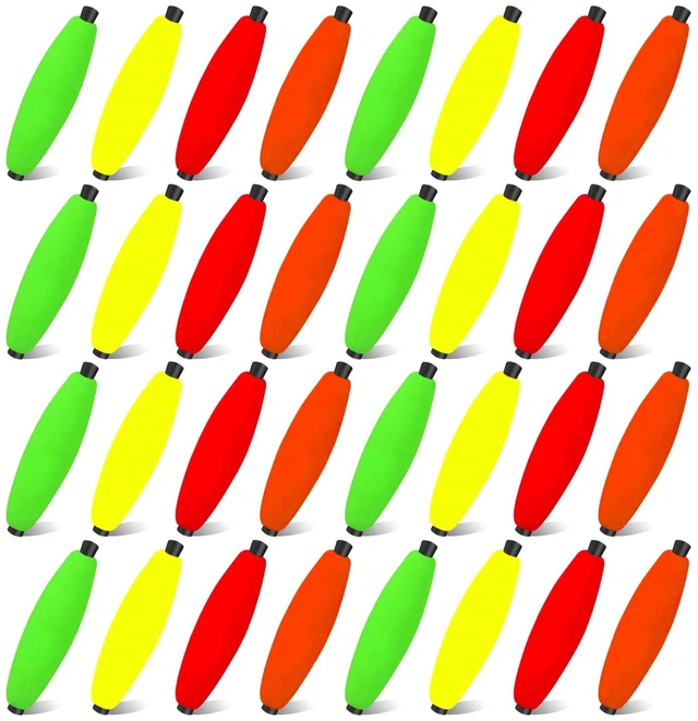 Main image of YOTO Foam Cigar Slip Peg Floats for Catfish Crappie Santee Rig Bobbers