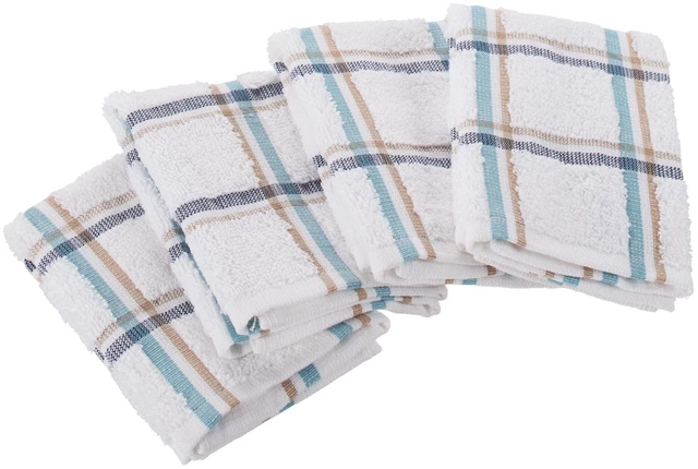 Alt view image 2 of 6 - Mainstays Woven Kitchen Dishcloth Set, 4 Pack, 12in x 12in, Multicolor