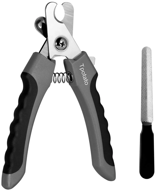 Main image of Tpotato Dog Nail Clippers and Trimmers for Large Breed with Quick Sensor, Safari Professional Cat Nail Clipper with Safety Guard and Nail File
